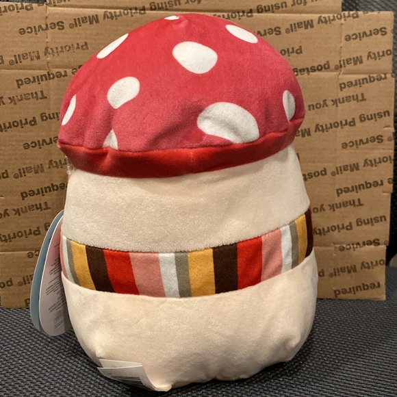 Squishmallow Malcolm the Mushroom with Scarf 8”NWT - Picture 2 of 3